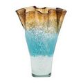 Lenox 12" Seaview Ombre Centerpiece Ruffle Vase